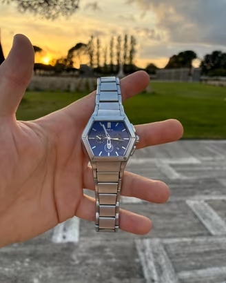 Orologio Breil cronografo quadrante blu acciaio