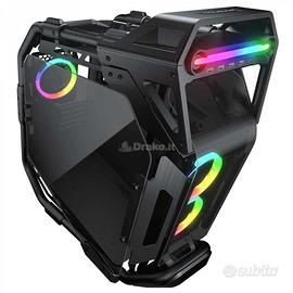 Cougar Cratus, Mid-Tower, Case Vetro - Nero