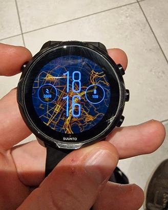 Suunto 7 GPS Smartwatch solo vetro prott. crepato
