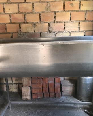 Vasca on acciaio inox