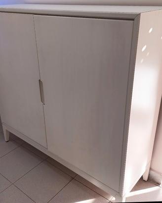 IKEA REGISSÖR Armadietto, 118x110 cm, Bianco