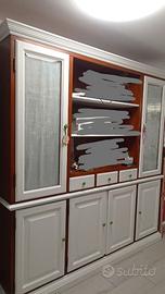 Credenza/vetrina in legno