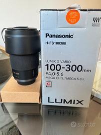 Obiettivo panasonic Lumix 100-300 f4.0-5.6