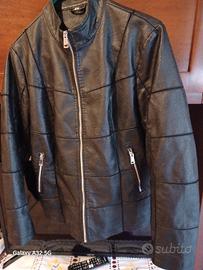 giacca donna finta pelle