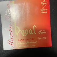 Corda violoncello do C, re D, la A