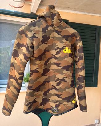 Giacca muta camo ELIOS 5 mm
