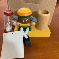 Porta spazzolino con clessidra