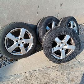 CERCHI IN LEGA CON GOMME NEVE 195/55 R16