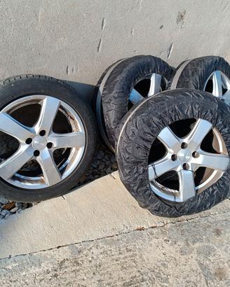 CERCHI IN LEGA CON GOMME NEVE 195/55 R16