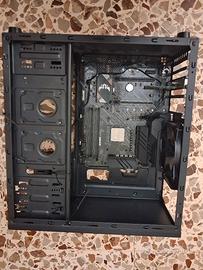b450 asus tuf + ryzen 7+ scheda lan+ case e ventol