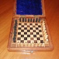 Gioco del 15 e gioco Scacchi scatole di legno