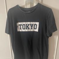 maglietta nera Tokyo,S