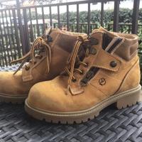 Anfibi Nero Giardini bambino in pelle scamosciata