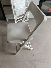 sedie in plastica richiudibili, solide