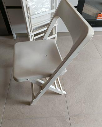 sedie in plastica richiudibili, solide