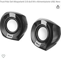 Coppia di casse stereo Trust da 8w