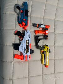SET DI 3 NERF+ACCESSORI