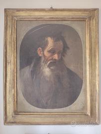Dipinto raffigurante il busto di anziano barbuto