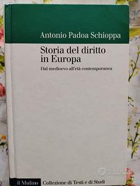 Storia del diritto in Europa. Usato buono stato