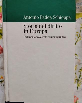 Storia del diritto in Europa. Usato buono stato