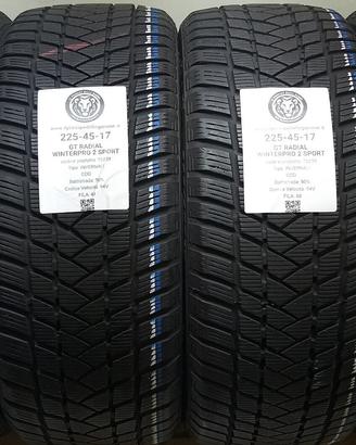 4 GOMME 225 45 17 GT RADIAL A72239