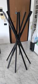 Appendiabiti Zanotta modello Shangai rovere nero
