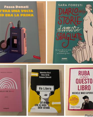 Lotto 5 libri Radio Deejay