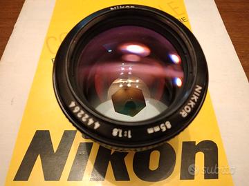 NIKON AI 85 mm f 1.8 Modello K Anno 75-77 nuovo
