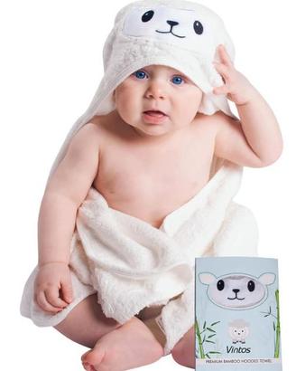 Accappatoio Neonato  100 Fibra di Bambù ORGANICO