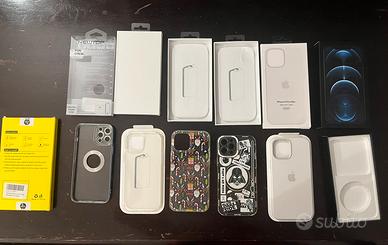 Cover Apple Bianca orig e Scatola iPhone 12 ProMax