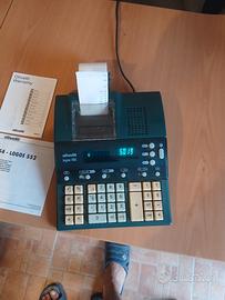 calcolatrice olivetti 552 con libretto