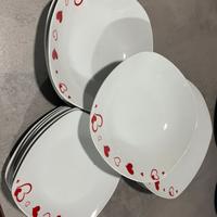 Servizio piatti ceramica