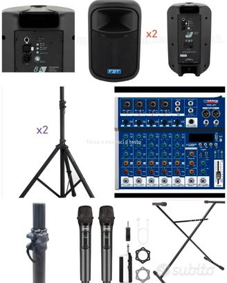 impianto musicale completo 