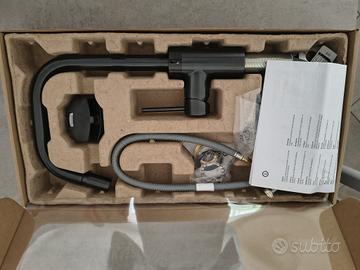 Miscelatore nero acciaio