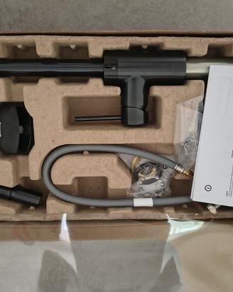 Miscelatore nero acciaio