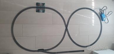 Lima trenini H0 tracciato con binario morto.