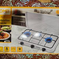 Piano cottura nuovo 3 fuochi  balcone camper