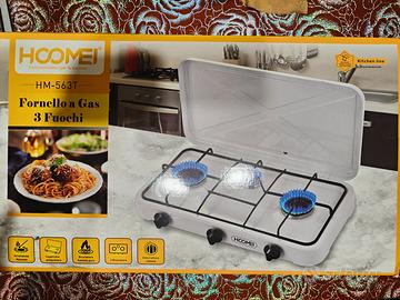 Piano cottura nuovo 3 fuochi  balcone camper