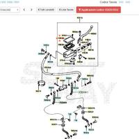 Coperchio pompa freno Kawasaki GPZ S 500 430261055