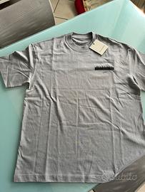T-shirt all saints blu uomo tg XS grigia