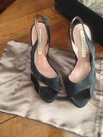 Sandalo nero da sera