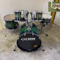 Batteria X-Drum Professional in betulla