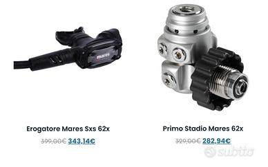 erogatore subacqueo Mares