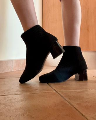 scarpe vintage sock boots anni 2000 y2k