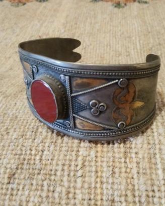 bracciale tribale persiano corniola e lapislazzuli