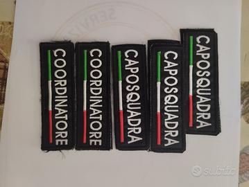 patch caposquadra e coordinatore