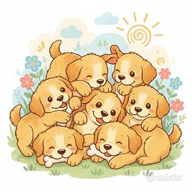 Cuccioli di golden retriever