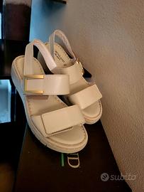 sandali donna bianchi tg37