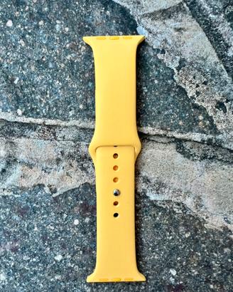 Cinturino Apple Watch Sport 45mm Giallo S/M