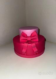🎀 Torta finta scenografica